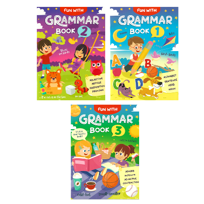 Picture of FUN WITH GRAMMAR SET OF 3 (BOOK 1, 2, & 3)