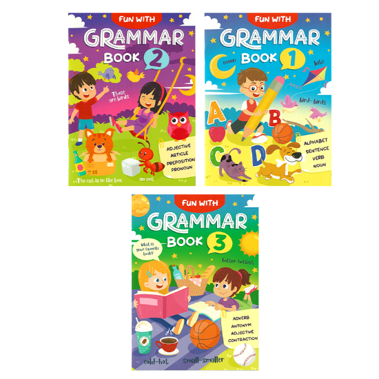 Picture of FUN WITH GRAMMAR SET OF 3 (BOOK 1, 2, & 3)