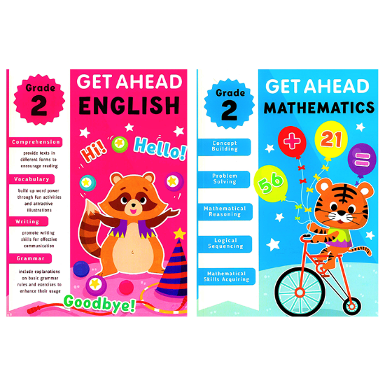 Picture of GET AHEAD GRADE 2-UPDATED SET OF 2 (ENGLISH & MATH)